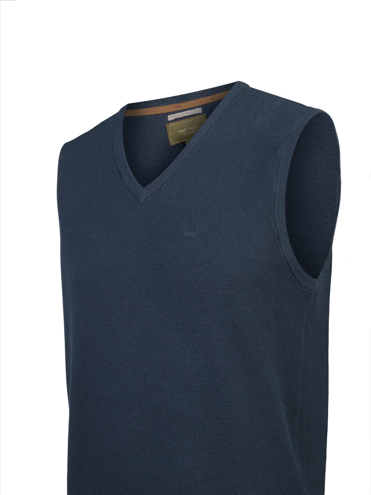 Sweater Algodón Orgánico Hombre Rivo Azul Rockford