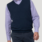Sweater Algodón Orgánico Hombre Rivo Azul Rockford