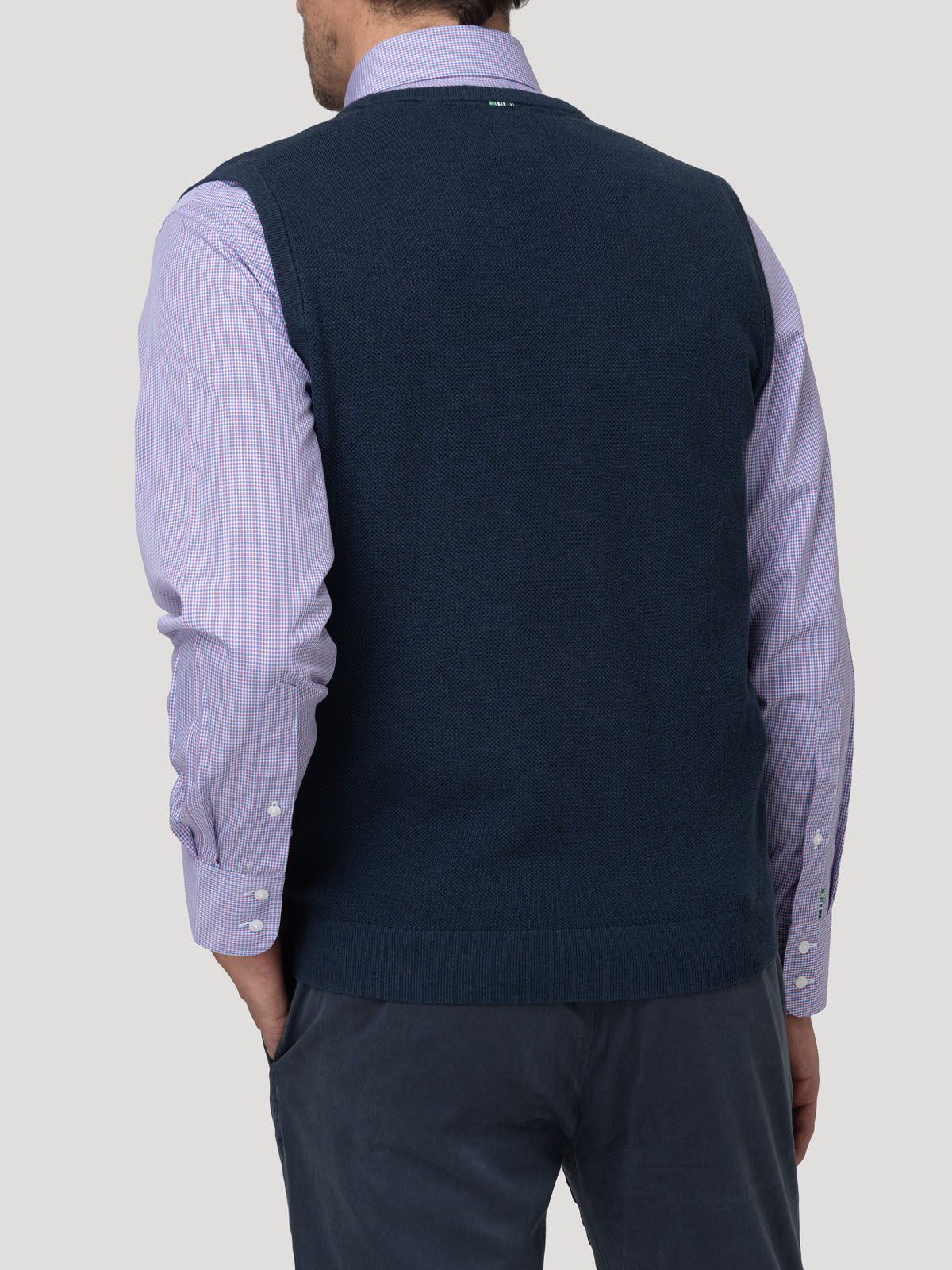 Sweater Algodón Orgánico Hombre Rivo Azul Rockford
