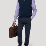 Sweater Algodón Orgánico Hombre Rivo Azul Rockford
