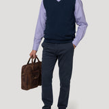 Sweater Algodón Orgánico Hombre Rivo Azul Rockford