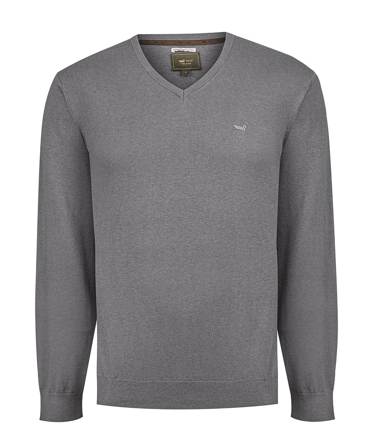 Sweater Algodón Orgánico Hombre Angriv Celeste Rockford