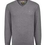 Sweater Algodón Orgánico Hombre Angriv Celeste Rockford