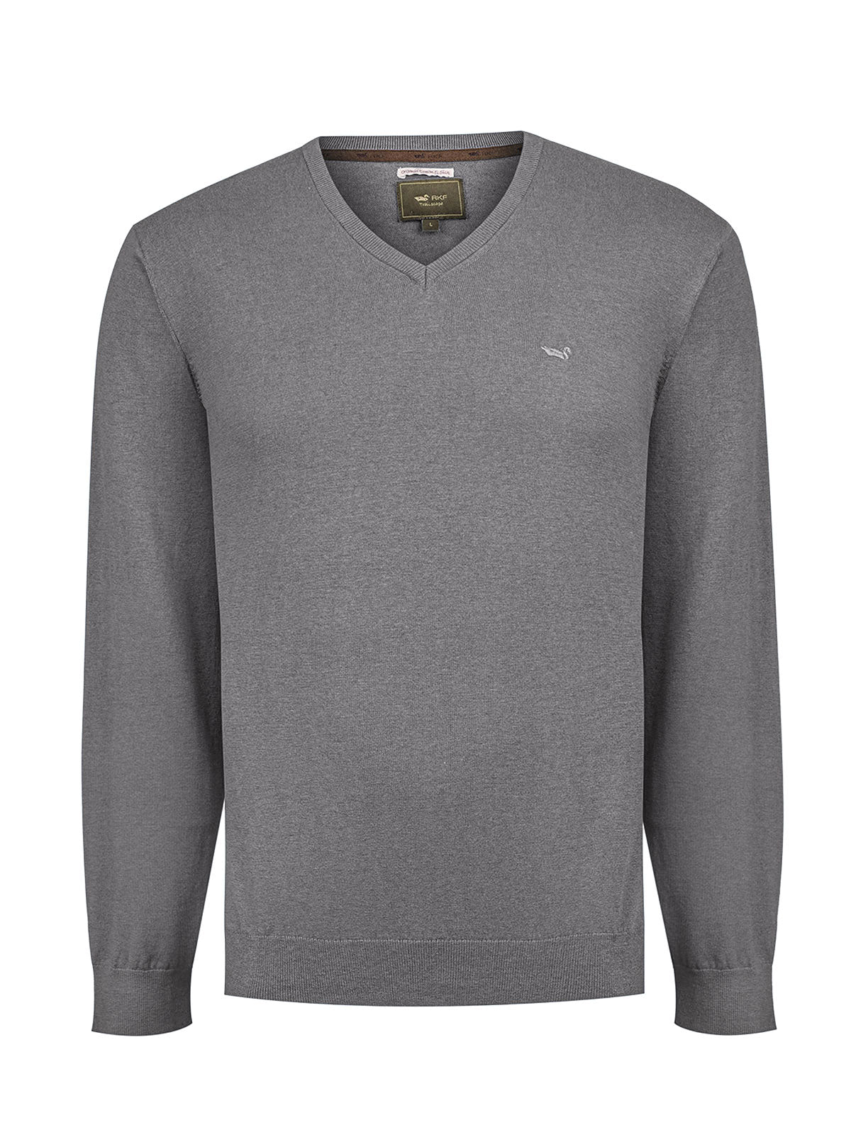 Sweater Algodón Orgánico Hombre Angriv Celeste Rockford