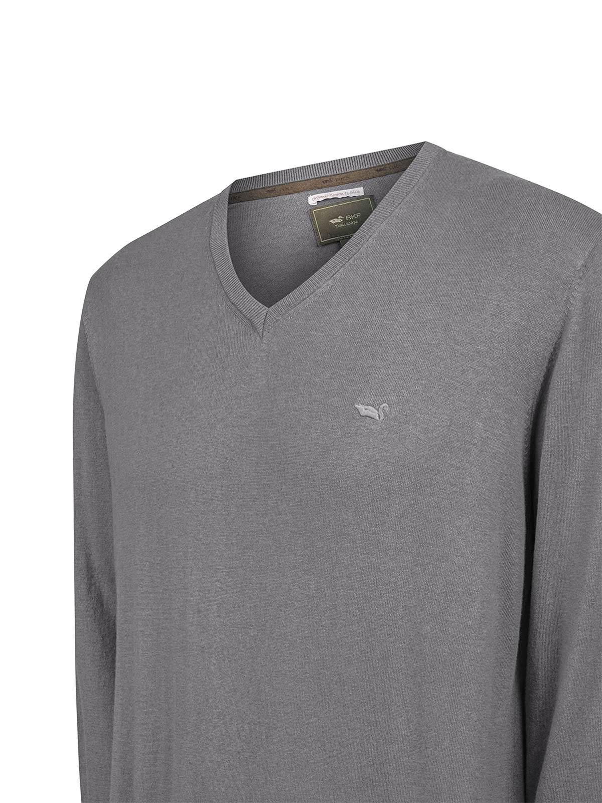 Sweater Algodón Orgánico Hombre Angriv Celeste Rockford