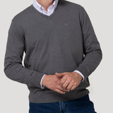 Sweater Algodón Orgánico Hombre Angriv Celeste Rockford