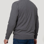 Sweater Algodón Orgánico Hombre Angriv Celeste Rockford