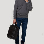 Sweater Algodón Orgánico Hombre Angriv Celeste Rockford