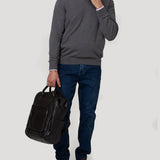 Sweater Algodón Orgánico Hombre Angriv Celeste Rockford
