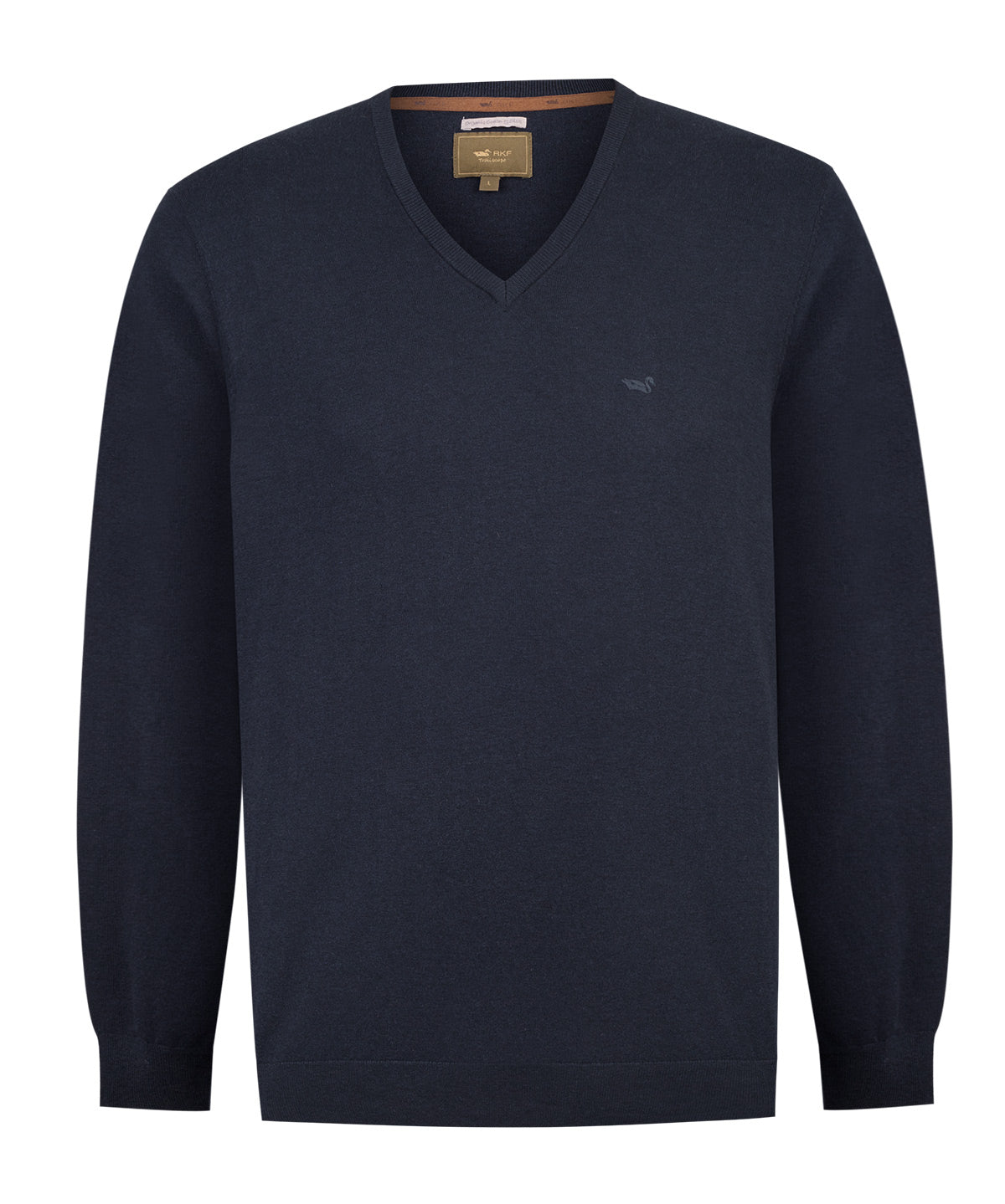 Sweater Algodón Orgánico Hombre Angriv Marino Rockford