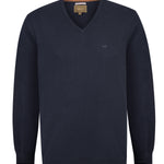 Sweater Algodón Orgánico Hombre Angriv Marino Rockford