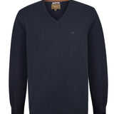 Sweater Algodón Orgánico Hombre Angriv Marino Rockford