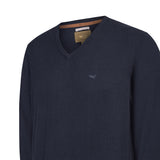 Sweater Algodón Orgánico Hombre Angriv Marino Rockford