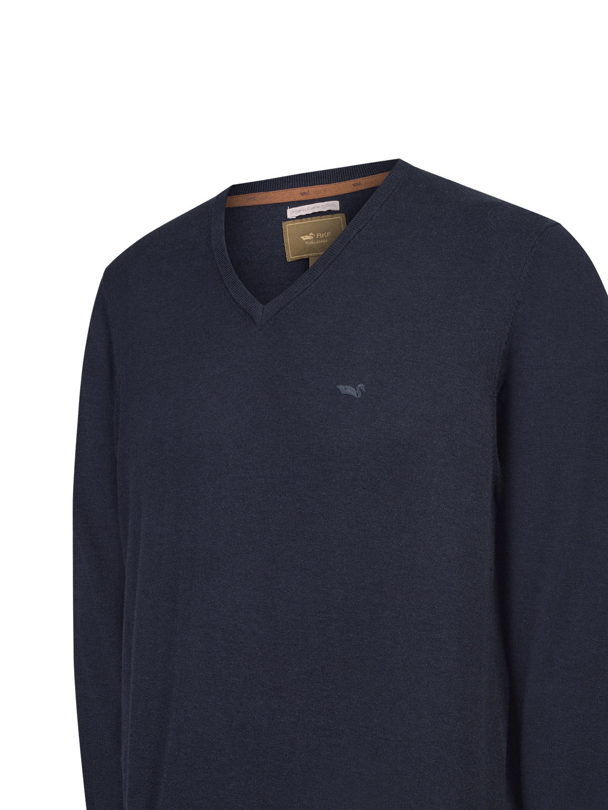 Sweater Algodón Orgánico Hombre Angriv Marino Rockford