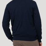 Sweater Algodón Orgánico Hombre Angriv Marino Rockford