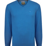 Sweater Algodón Orgánico Hombre Angriv Azul Rockford