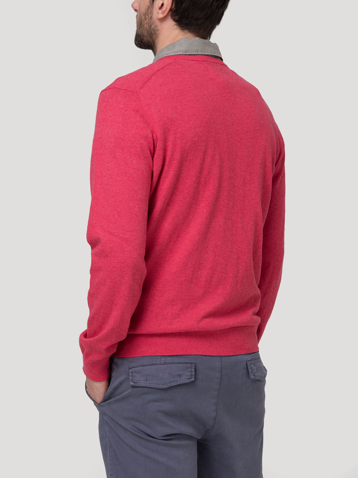 Sweater Algodón Orgánico Hombre Angriv Rosado Rockford