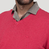 Sweater Algodón Orgánico Hombre Angriv Rosado Rockford