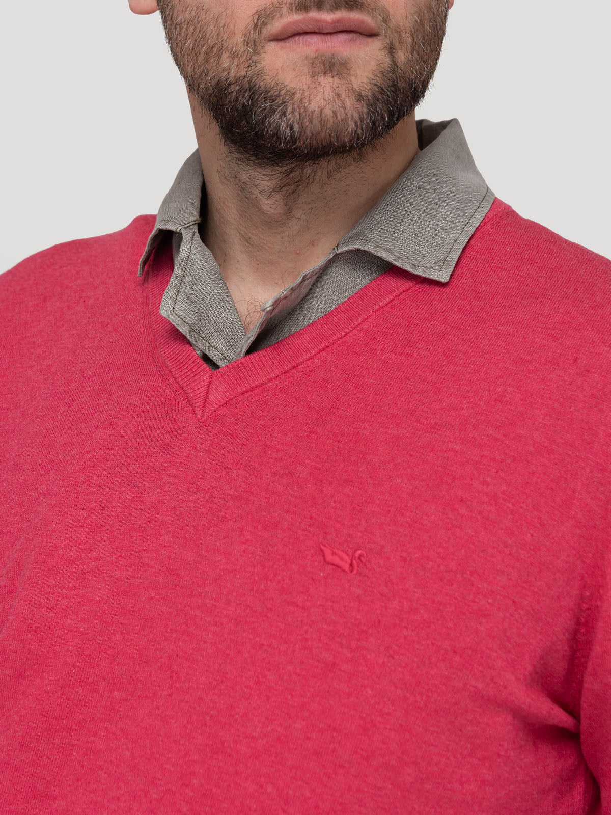 Sweater Algodón Orgánico Hombre Angriv Rosado Rockford