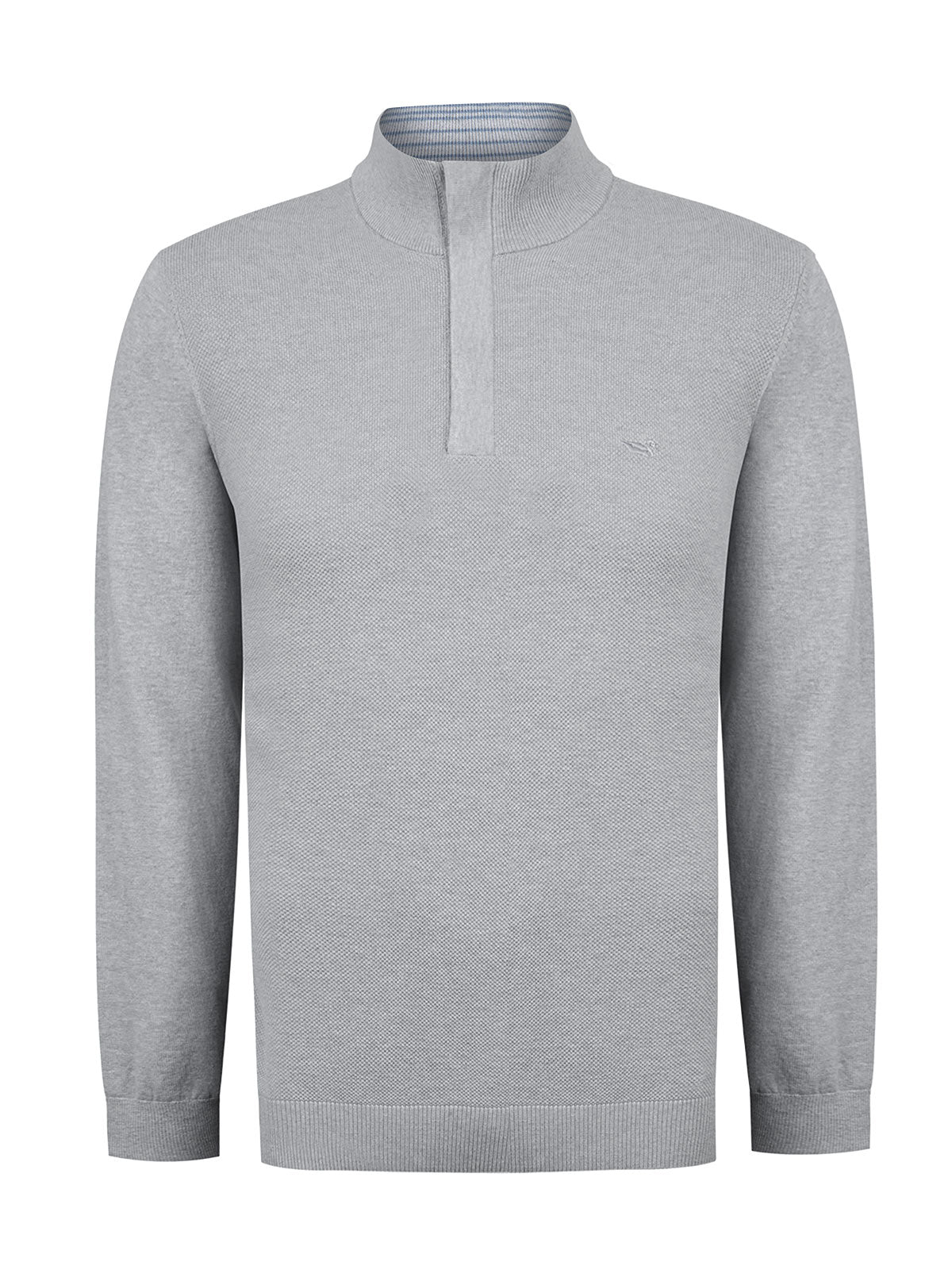 Sweater Algodón Orgánico Hombre Bilbao Gris Rockford