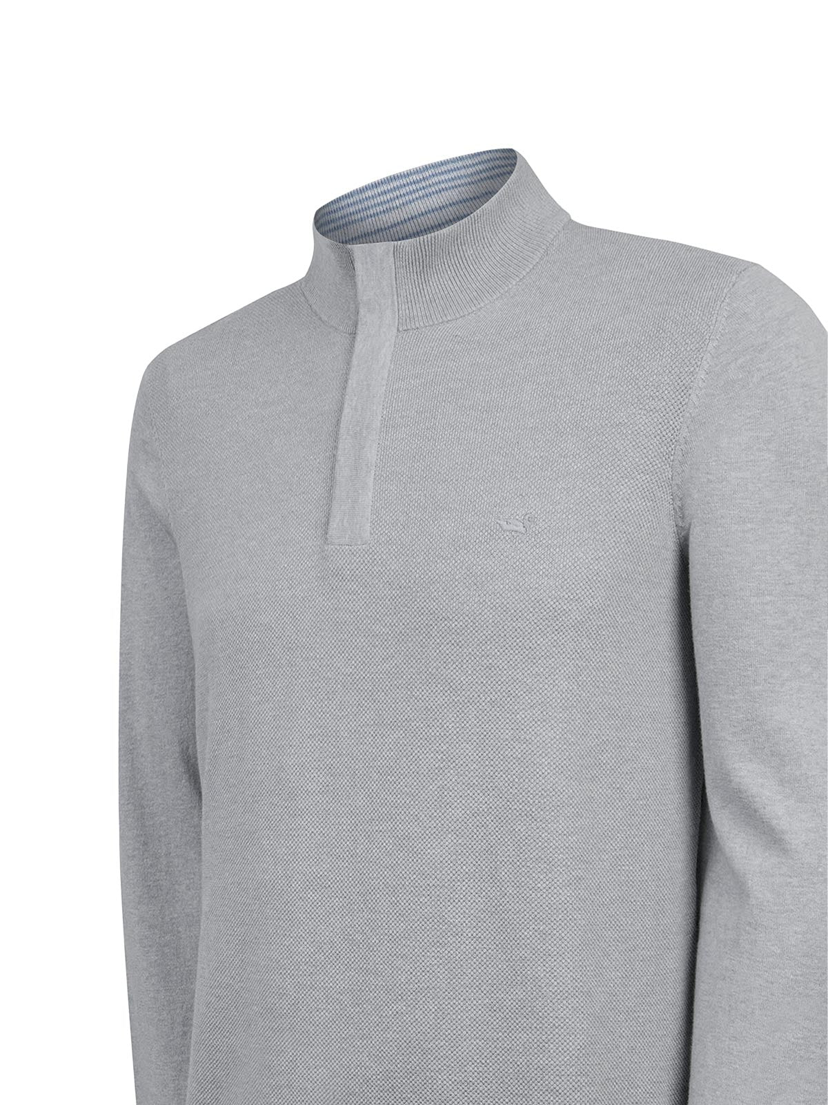 Sweater Algodón Orgánico Hombre Bilbao Gris Rockford