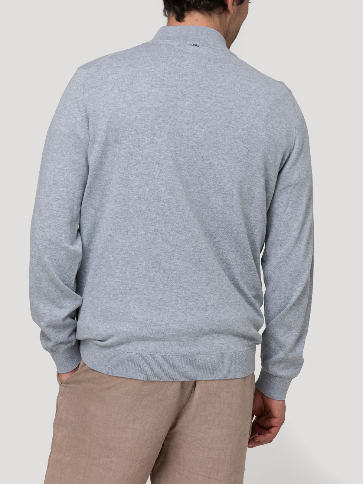 Sweater Algodón Orgánico Hombre Bilbao Gris Rockford