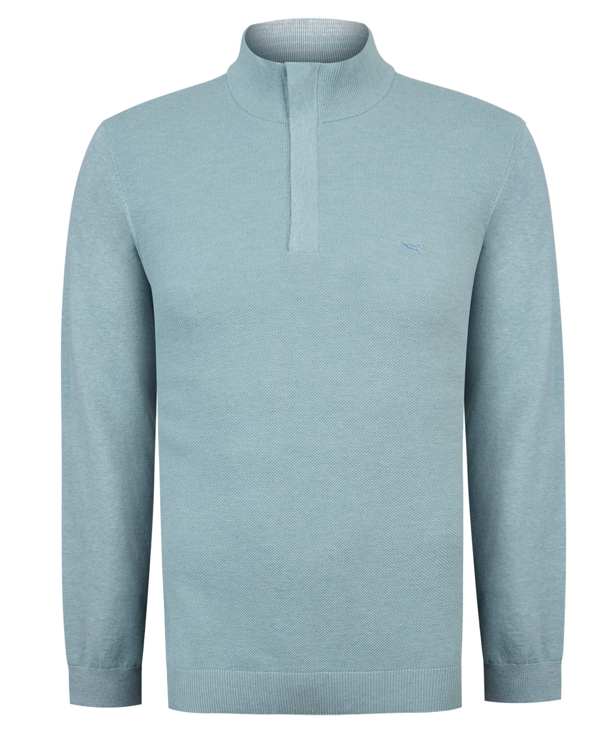 Sweater Algodón Orgánico Hombre Bilbao Celeste Rockford