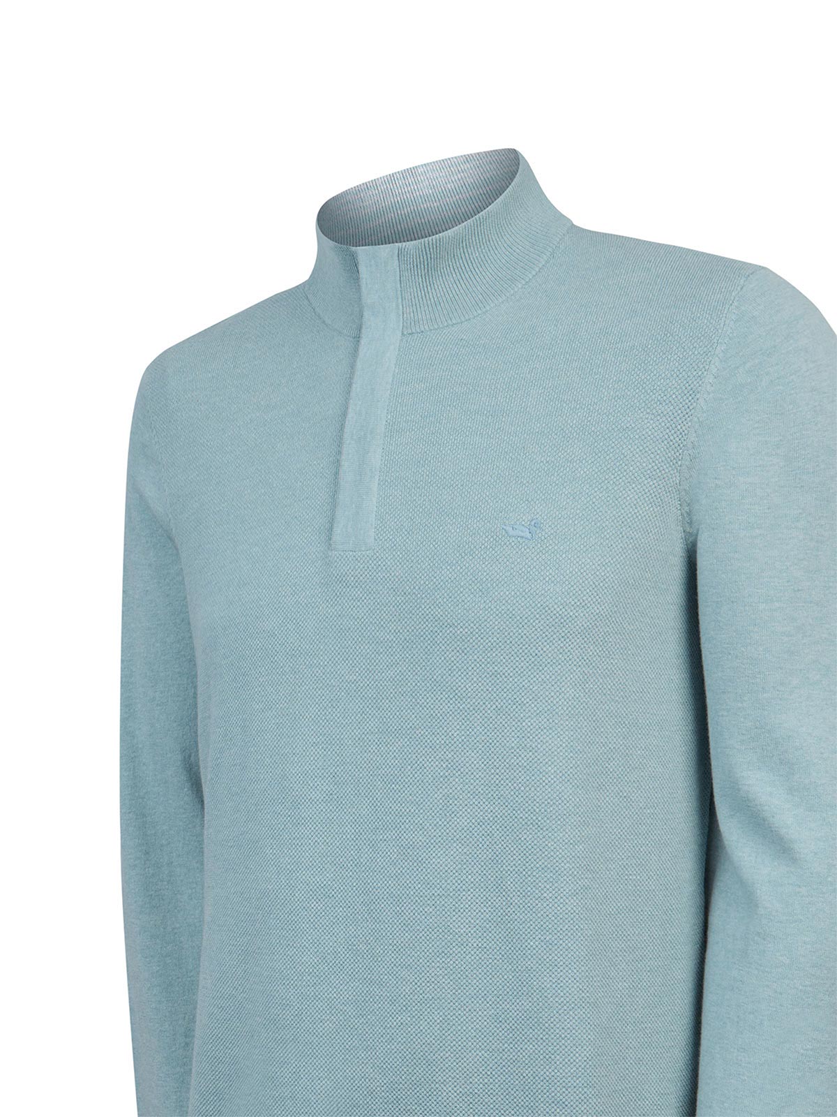 Sweater Algodón Orgánico Hombre Bilbao Celeste Rockford
