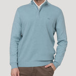 Sweater Algodón Orgánico Hombre Bilbao Celeste Rockford