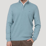 Sweater Algodón Orgánico Hombre Bilbao Celeste Rockford