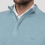 Sweater Algodón Orgánico Hombre Bilbao Celeste Rockford