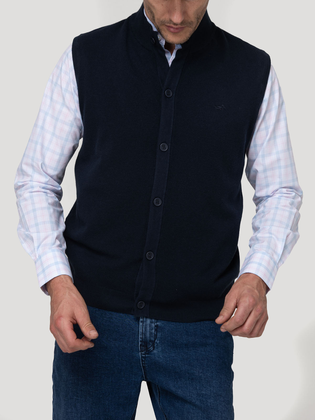 Sweater Algodón Orgánico Hombre Vera Azul Rockford