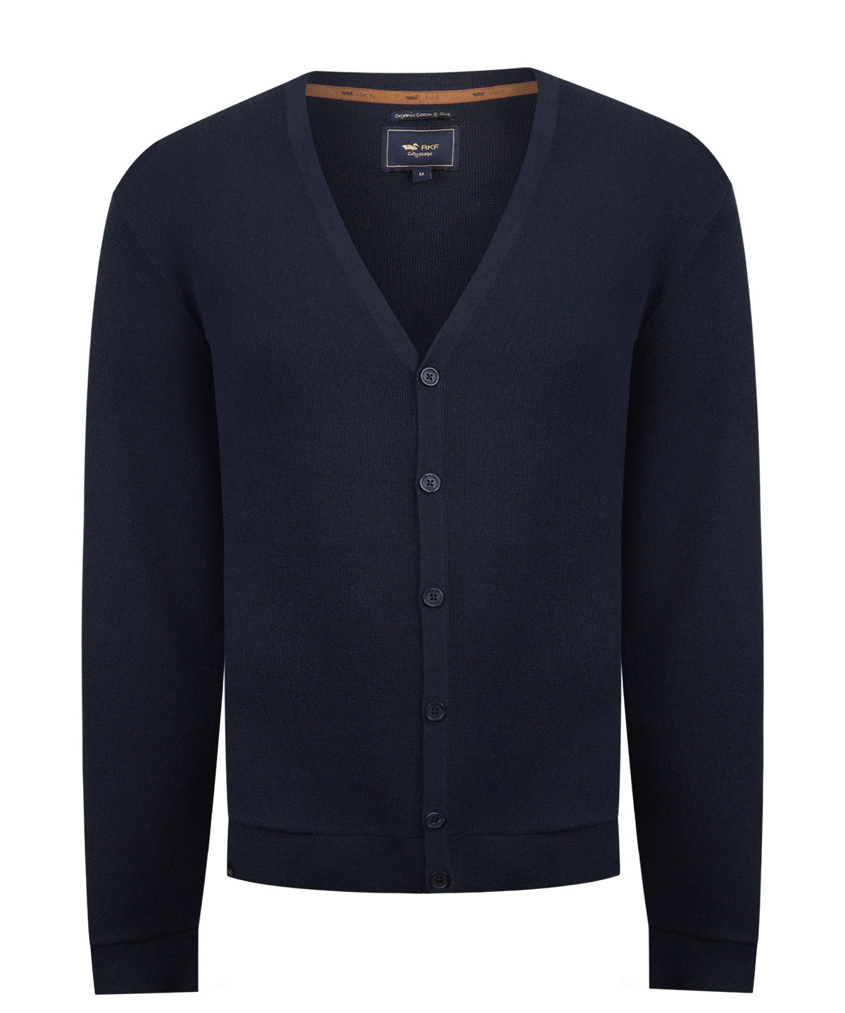 Sweater Algodón Orgánico Hombre Olen Azul Rockford