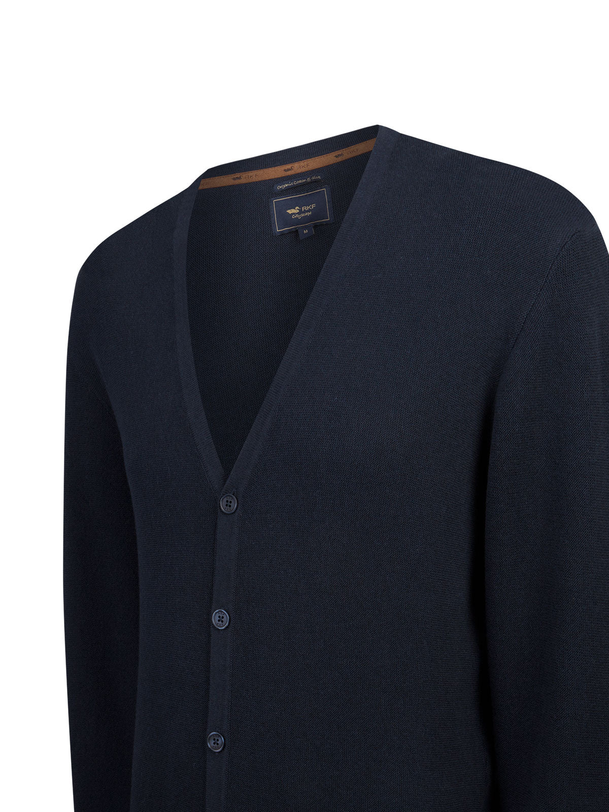 Sweater Algodón Orgánico Hombre Olen Azul Rockford