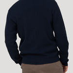 Sweater Algodón Orgánico Hombre Olen Azul Rockford
