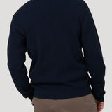 Sweater Algodón Orgánico Hombre Olen Azul Rockford