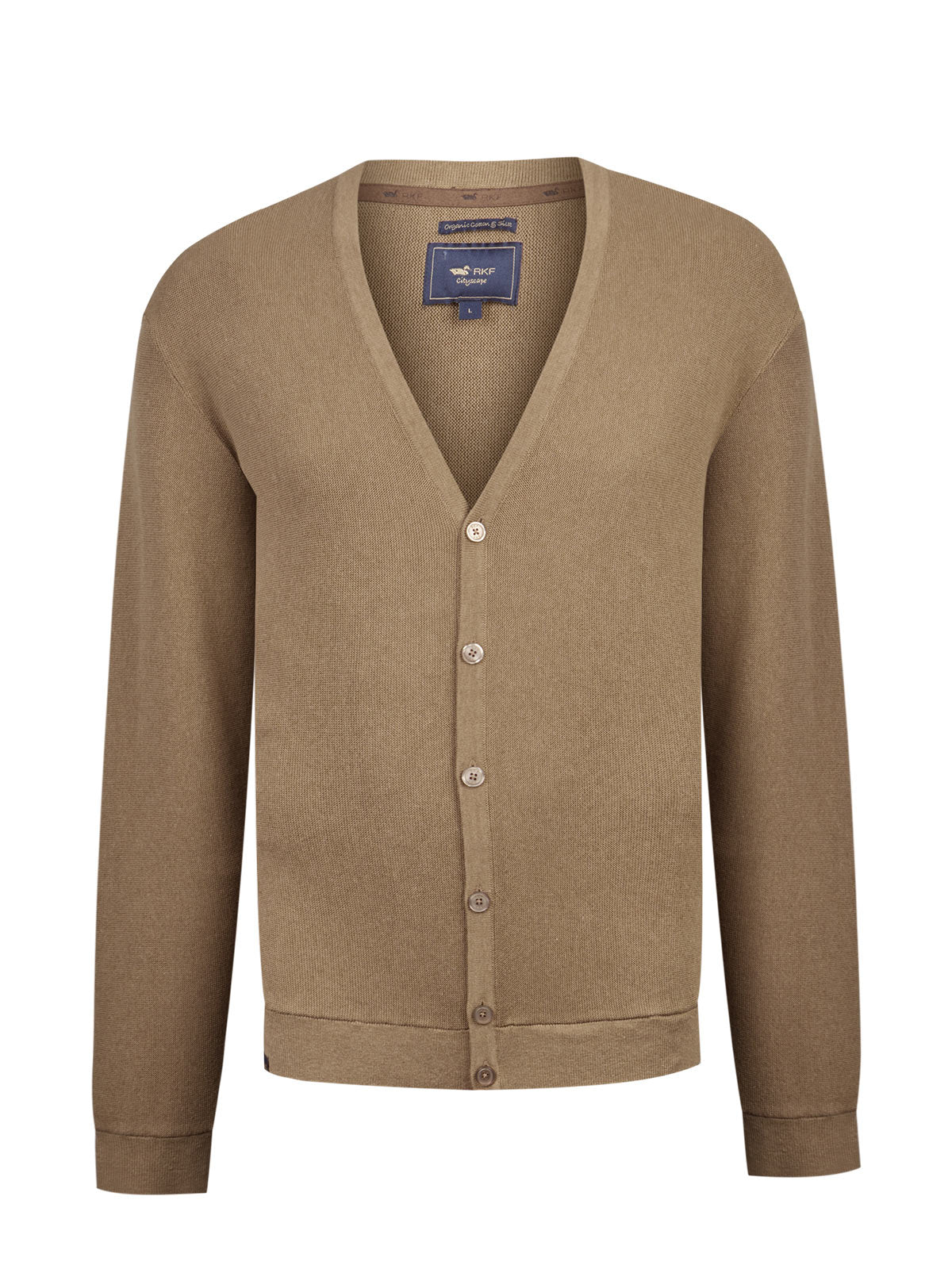 Sweater Algodón Orgánico Hombre Olen Café Rockford