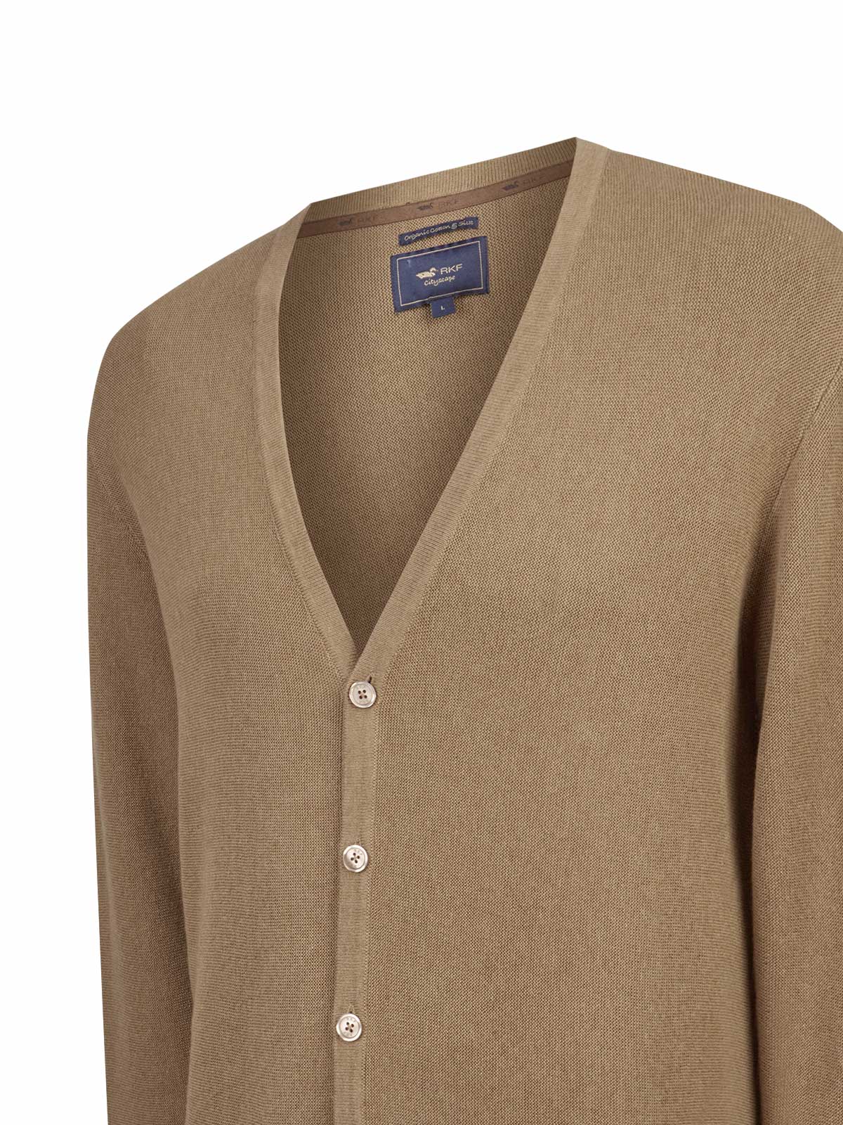 Sweater Algodón Orgánico Hombre Olen Café Rockford
