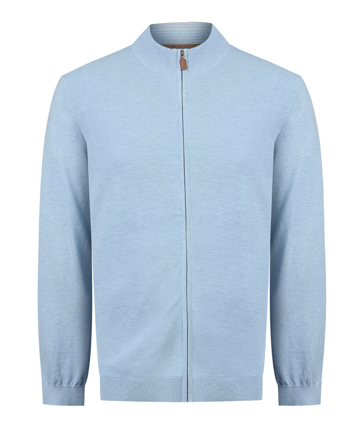 Sweater Algodón Orgánico Hombre Bilbaofull Celeste Rockford