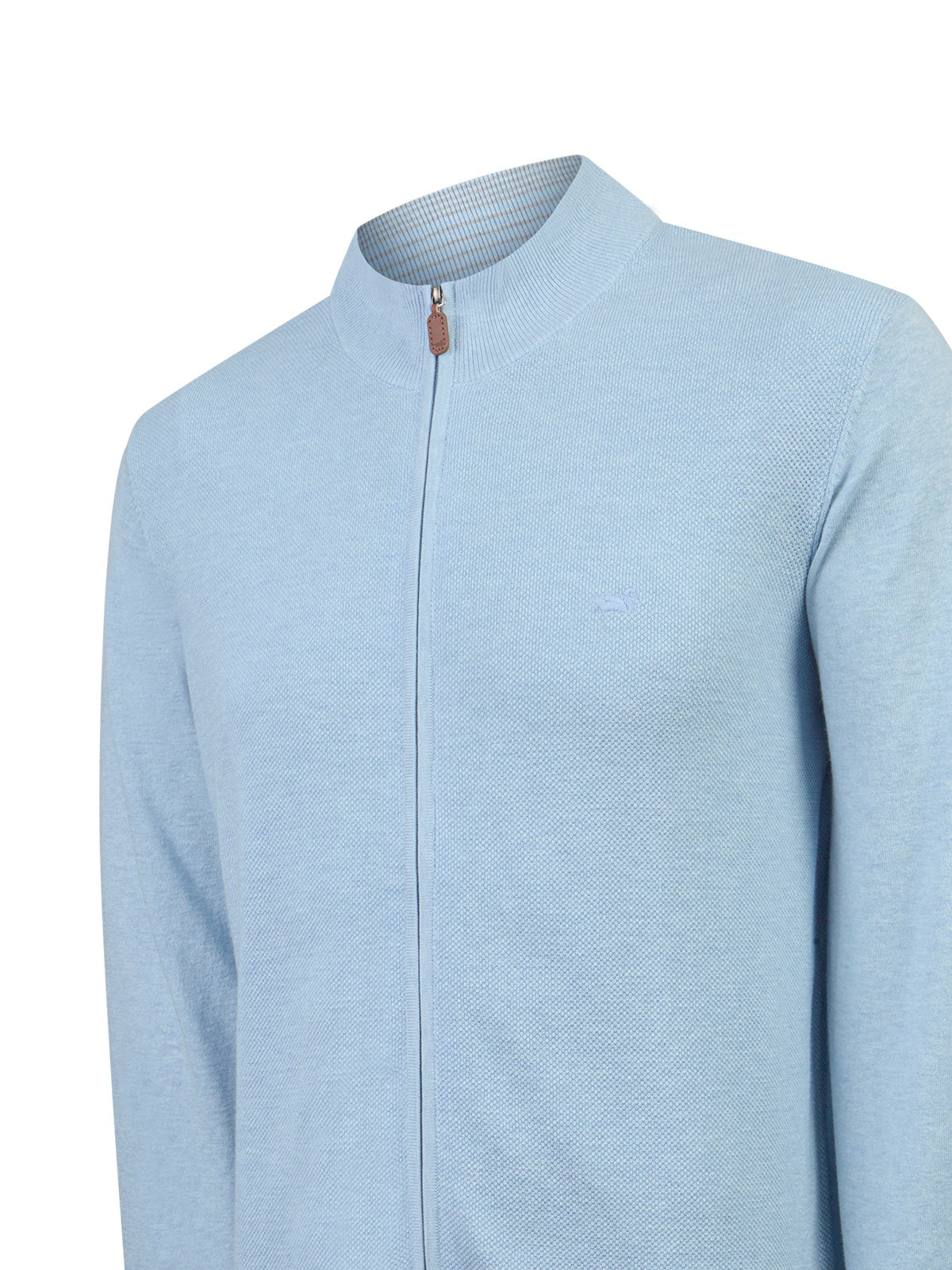 Sweater Algodón Orgánico Hombre Bilbaofull Celeste Rockford