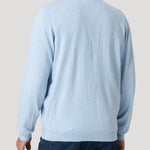 Sweater Algodón Orgánico Hombre Bilbaofull Celeste Rockford