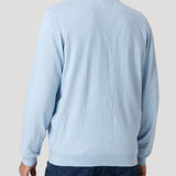 Sweater Algodón Orgánico Hombre Bilbaofull Celeste Rockford