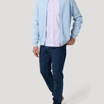 Sweater Algodón Orgánico Hombre Bilbaofull Celeste Rockford