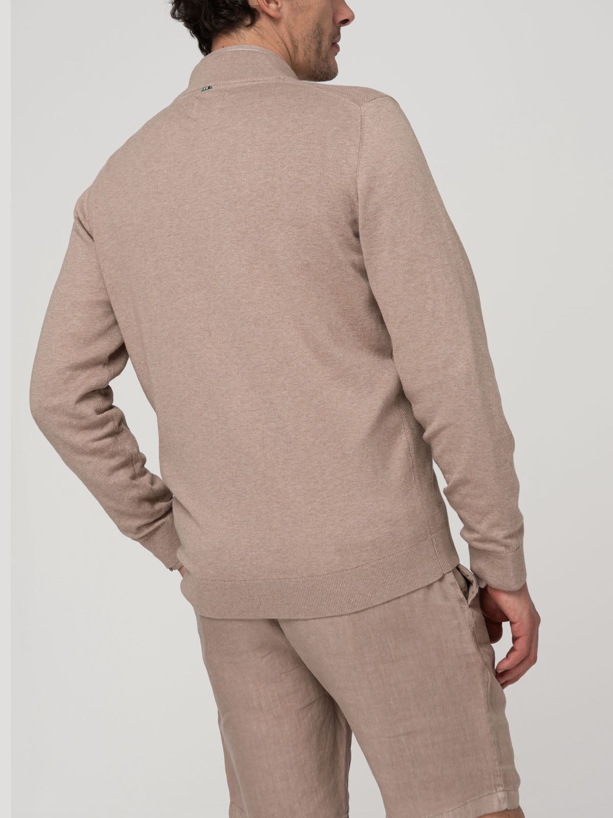 Sweater Algodón Orgánico Hombre Bilbaofull Café Rockford