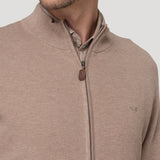 Sweater Algodón Orgánico Hombre Bilbaofull Café Rockford
