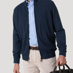 Sweater Algodón Orgánico Hombre Bilbaofull Azul Rockford