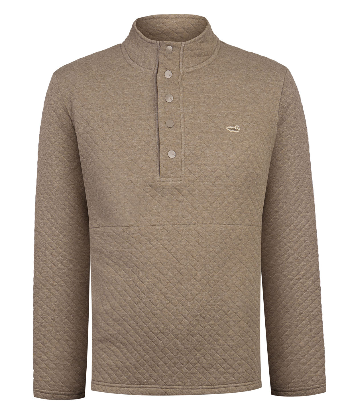 Polerón Algodón Orgánico Hombre Genova Café Rockford