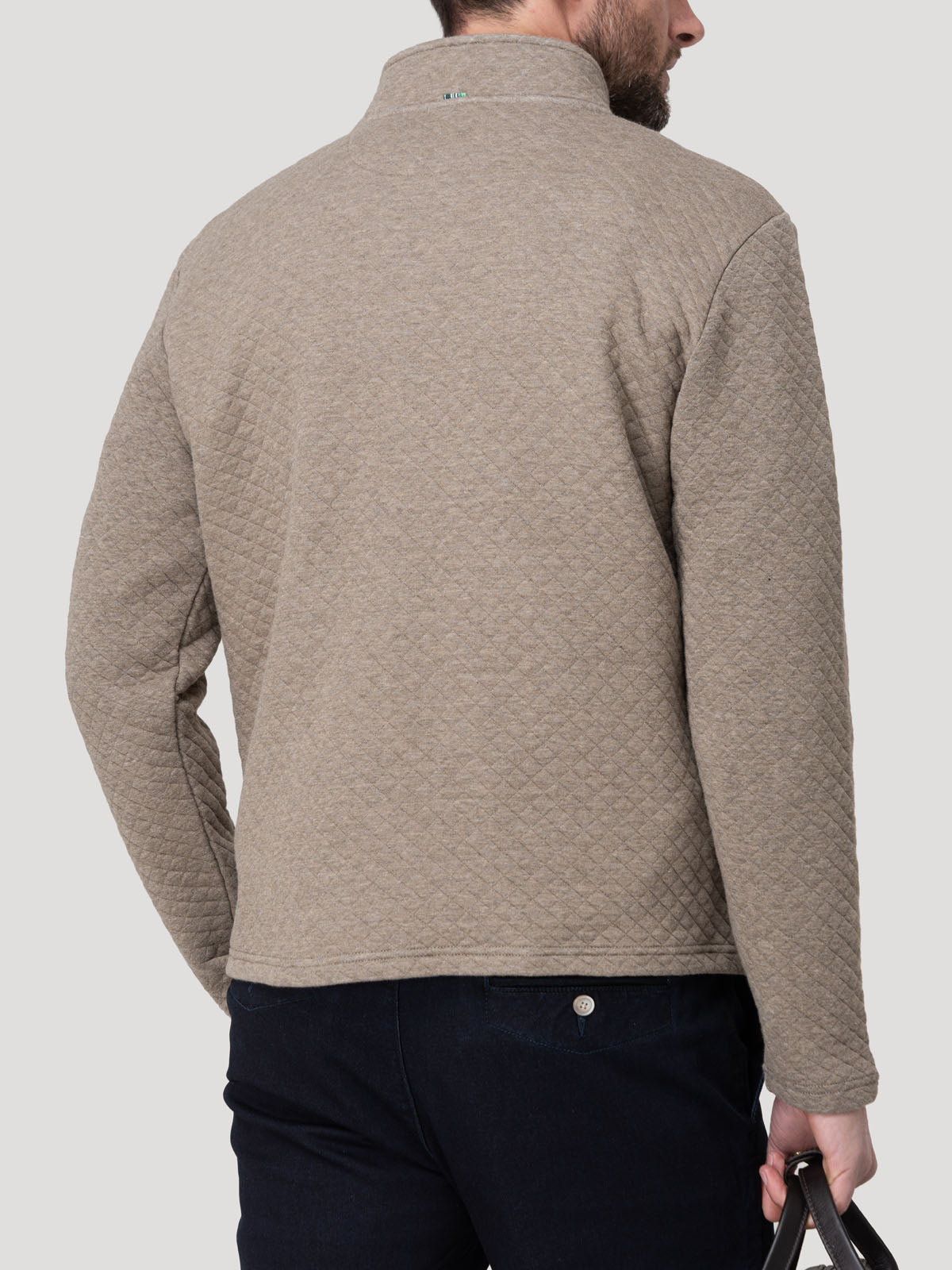 Polerón Algodón Orgánico Hombre Genova Café Rockford