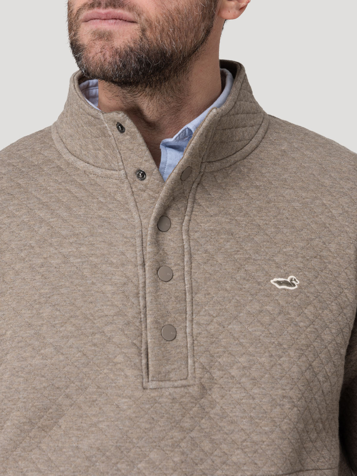 Polerón Algodón Orgánico Hombre Genova Café Rockford