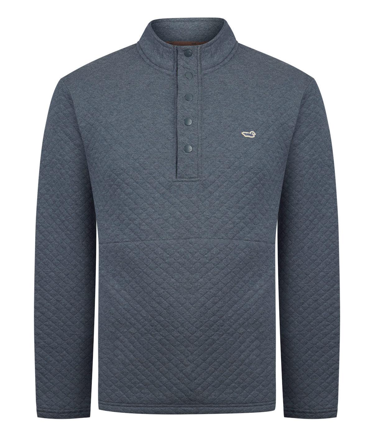 Polerón Algodón Orgánico Hombre Genova Azul Rockford